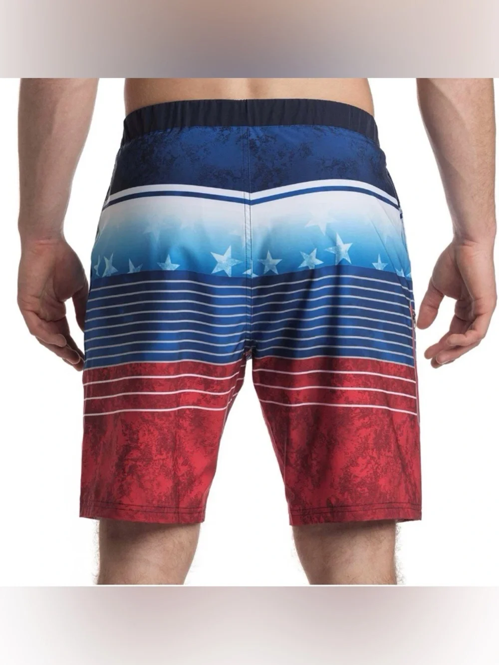 ZeroXposur Men’s Patriotic Swim Trunks Size L or XXL UPF 50 Quick Dry